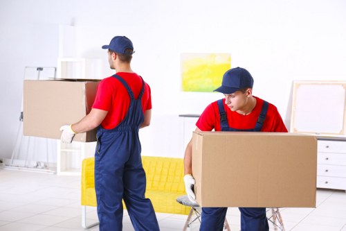 Removal van ready for a residential move in Norway
