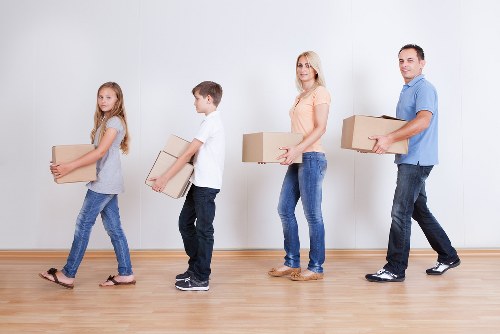 Cubic-yard pricing example for a house clearance and relocation